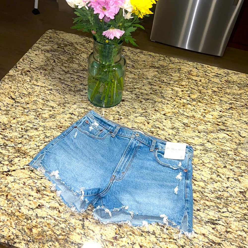 NWT Abercrombie Jean Shorts Size 12